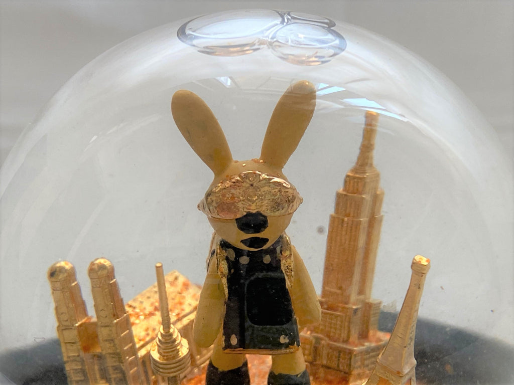 MCM 2016 Christmas rabbit snow globe