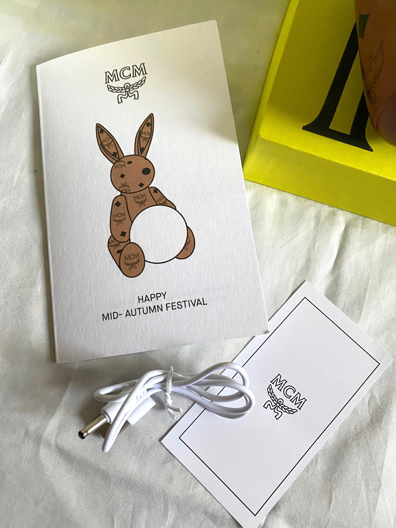 MCM 2022 Mid-Autumn festival visteos monogram rabbit moon lamp