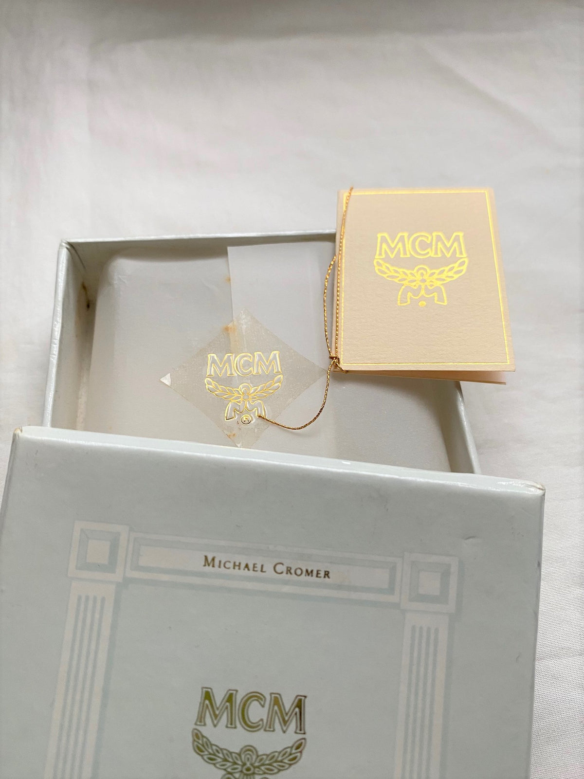 MCM vintage Hong Kong limited marble paperweight