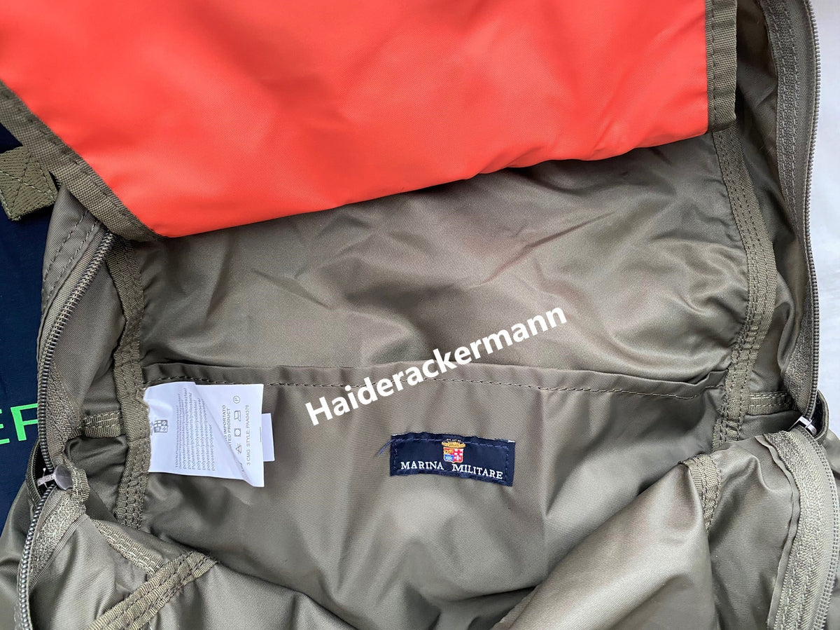 Panerai 2021 marina militare nylon backpack