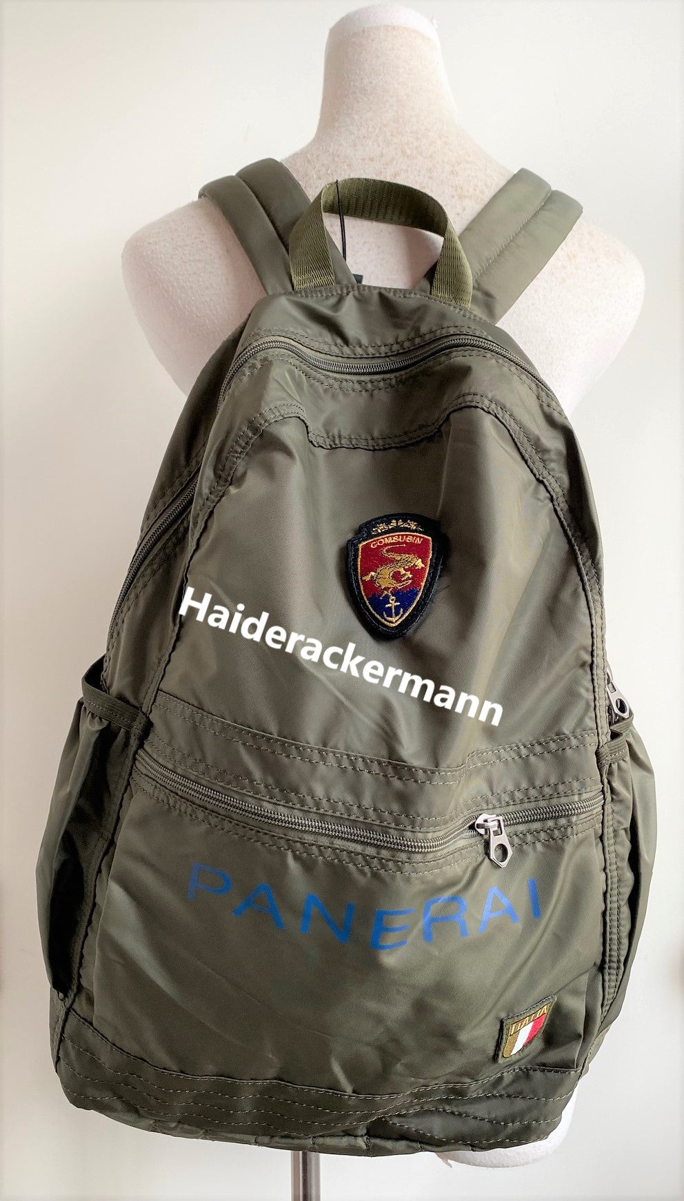 Panerai 2021 marina militare nylon backpack