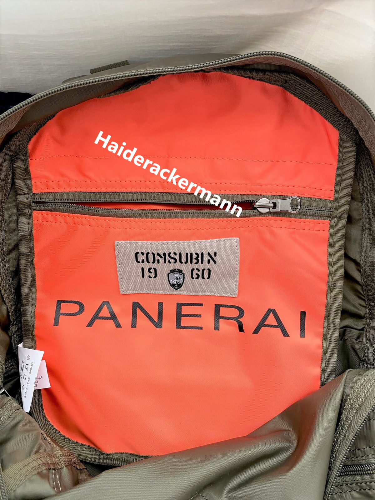 Panerai 2021 marina militare nylon backpack