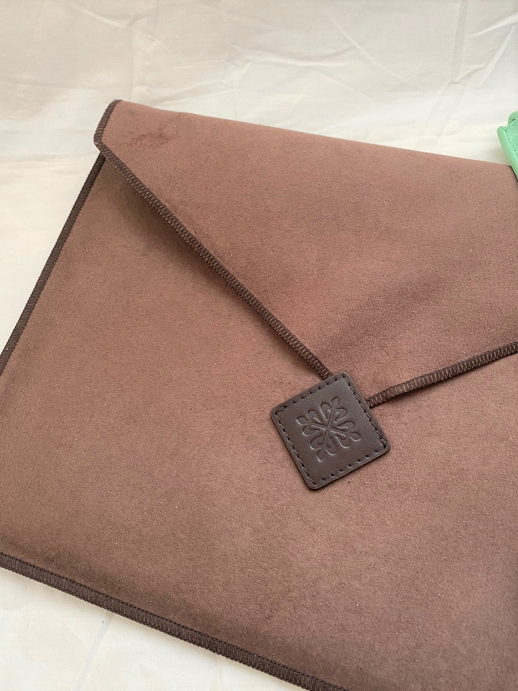 Patek Philippe suede leather pouch set of 3