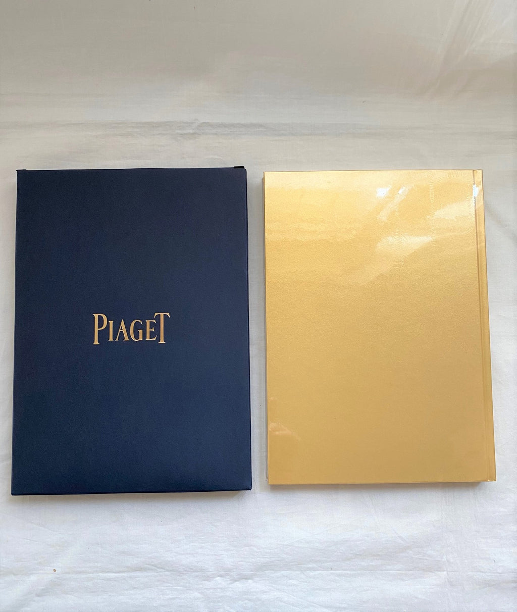 Piaget gold color notebook diary