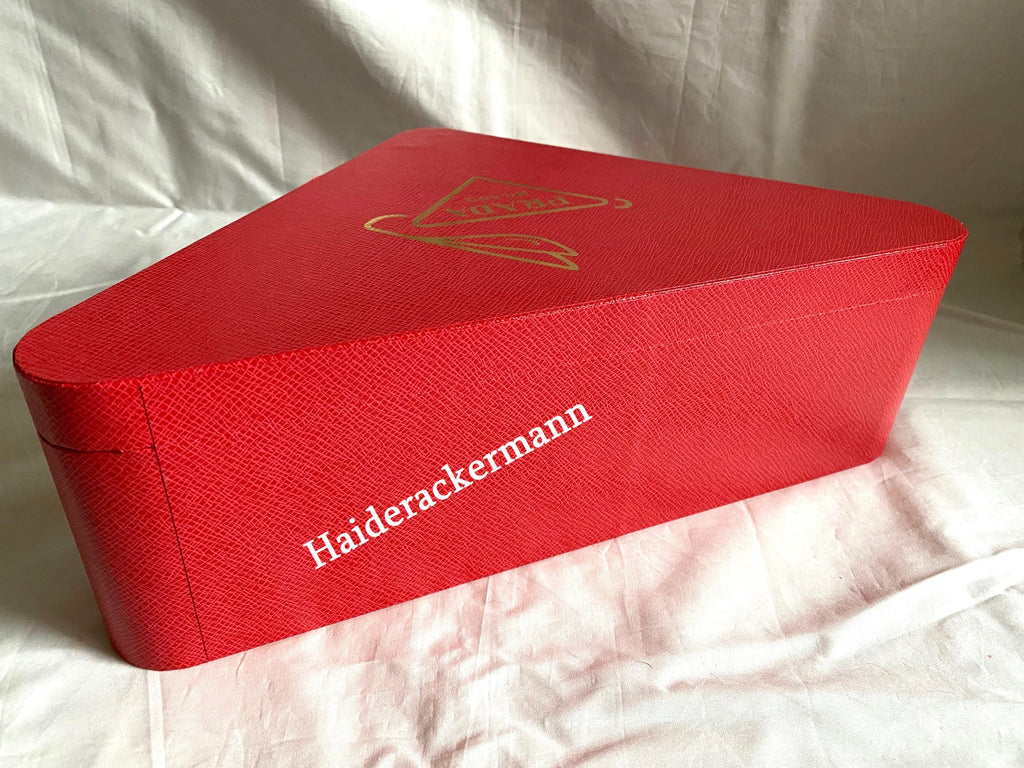 Prada 2023 bookmarks memo red envelopes & wood triangle box set