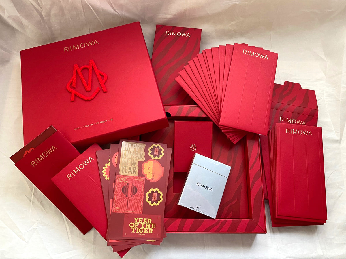 Rimowa 2022 Chinese New Year rec packet & playing card box set