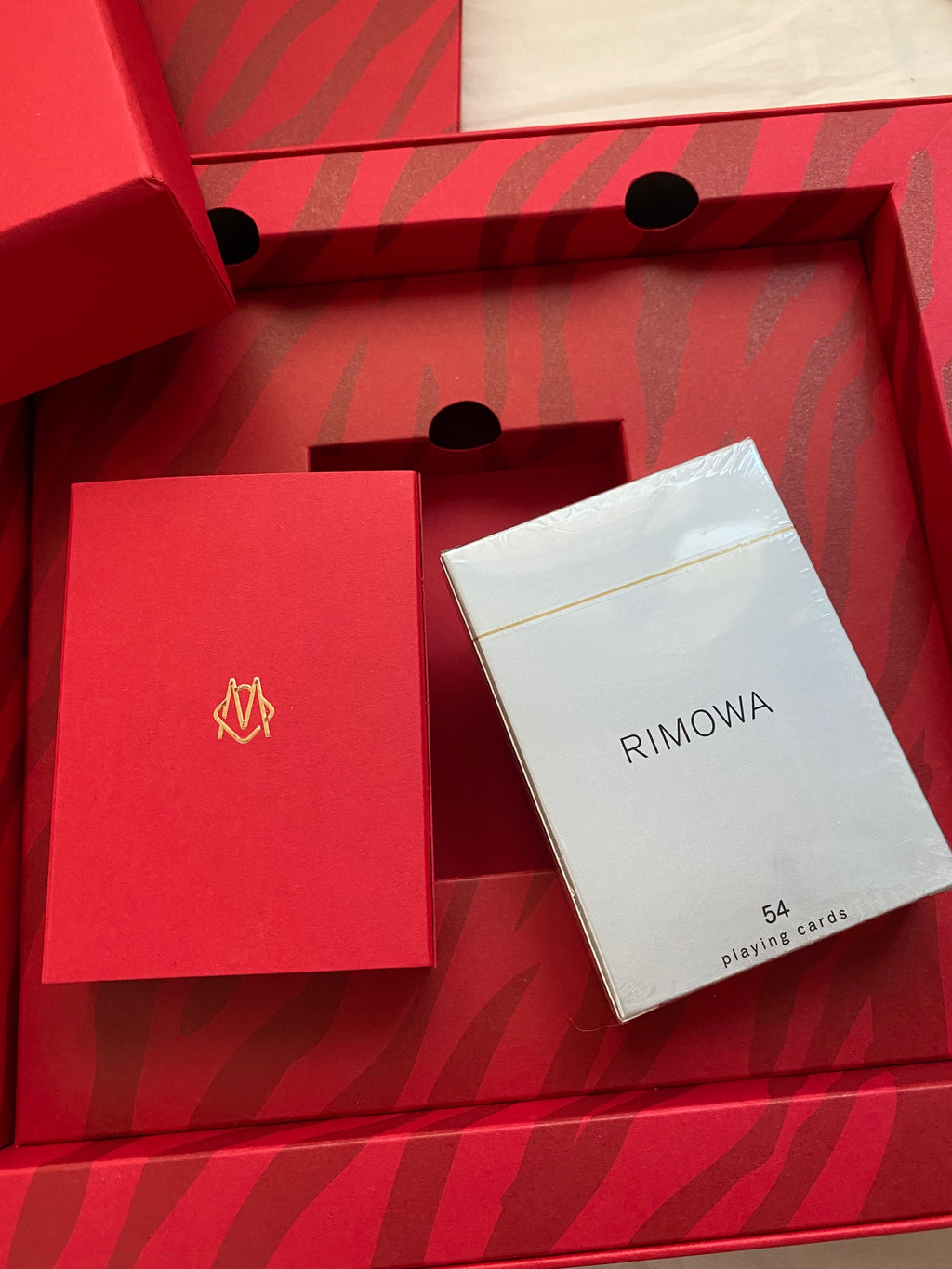 Rimowa 2022 Chinese New Year rec packet & playing card box set