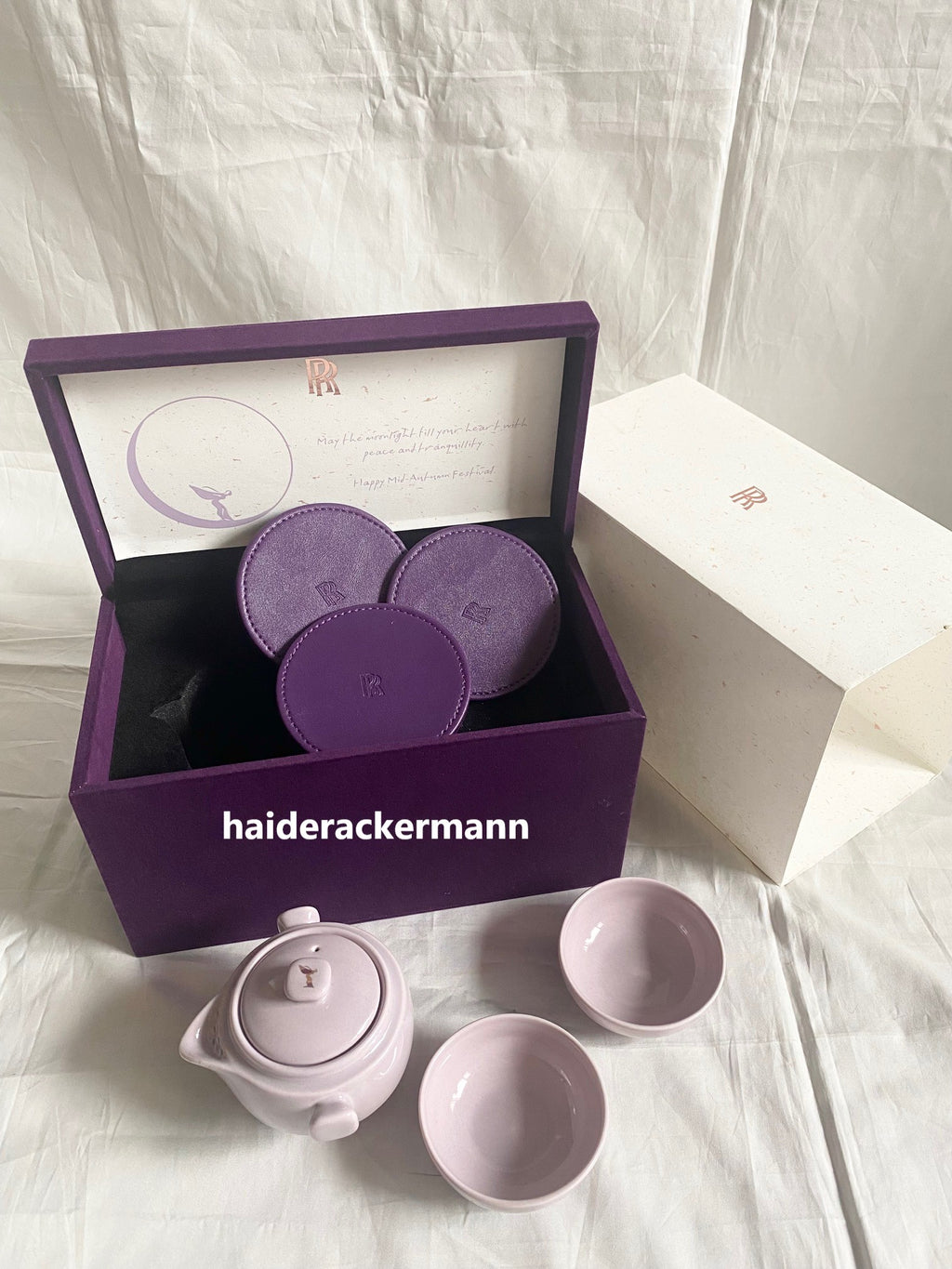 Rolls Royce 2024 Mid-Autumn festival ceramic teapot & cups box set