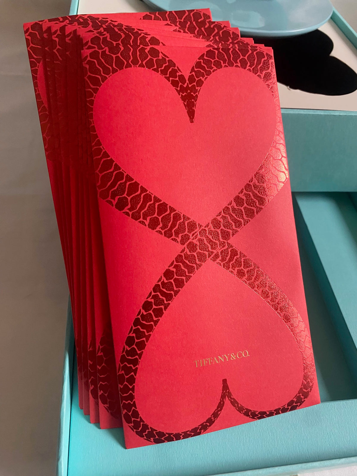 Tiffany & Co 2025 Chinese New Year snake heart ceramic jewelry hanger