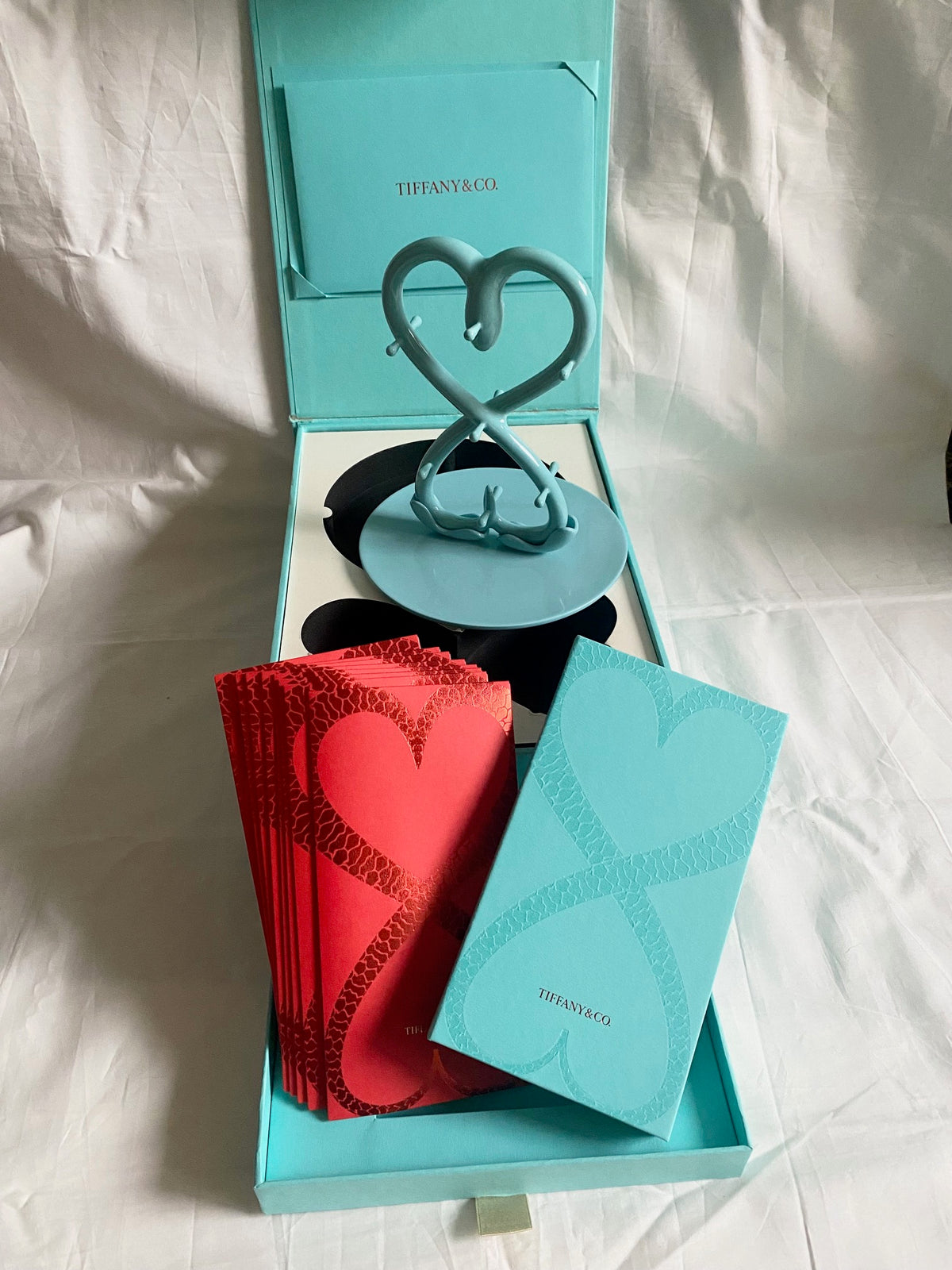 Tiffany & Co 2025 Chinese New Year snake heart ceramic jewelry hanger