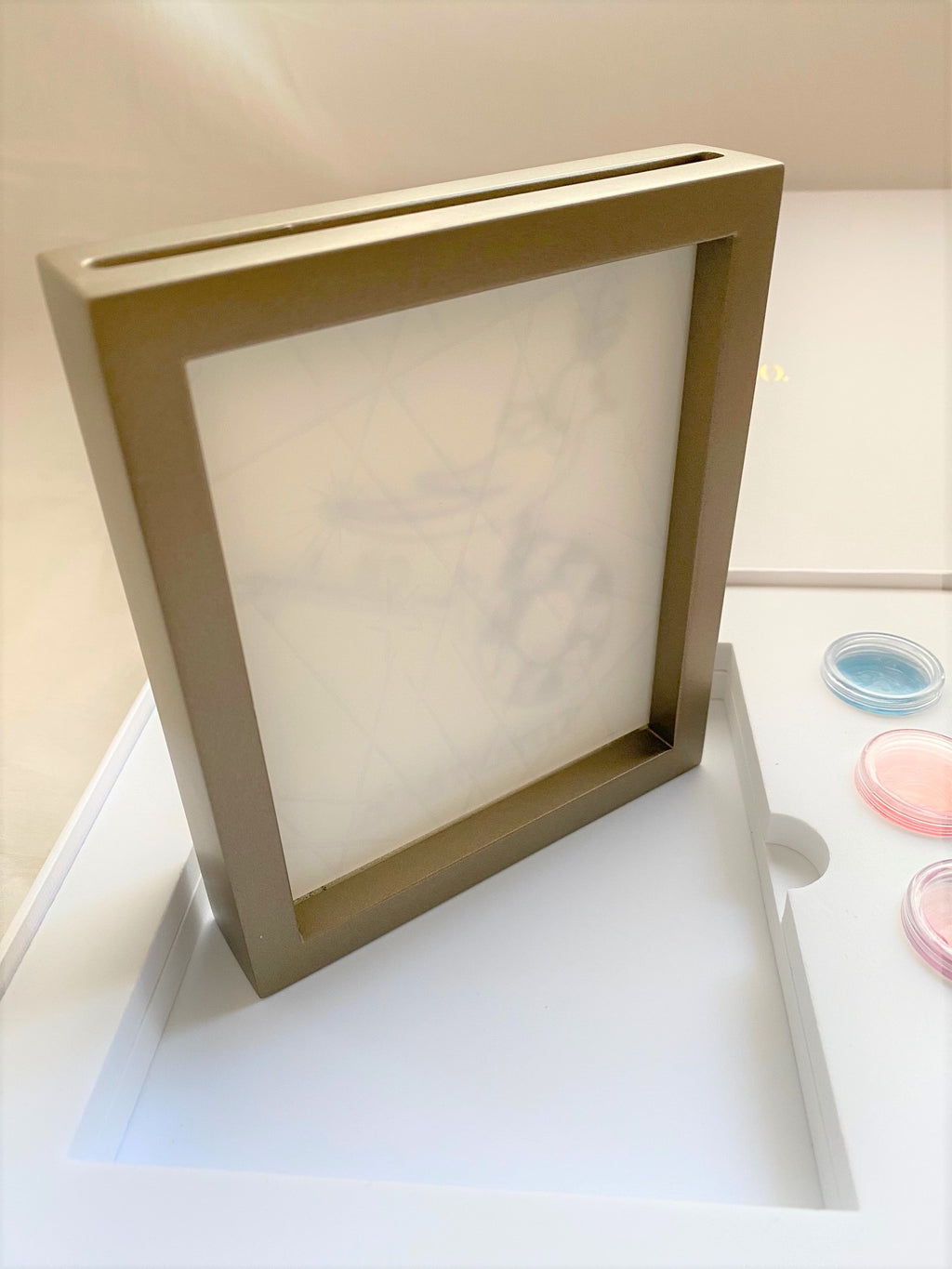 Tiffany & Co 2020 Jean Schlumberge bird on a rock stained glass painting