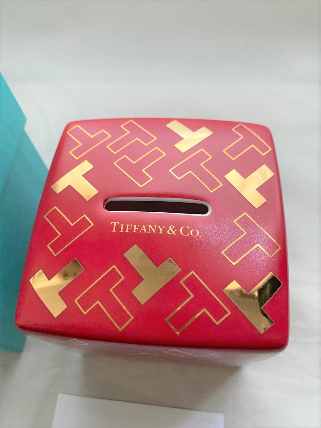 Tiffany & Co 2020 Chinese New Year rat motif red money box