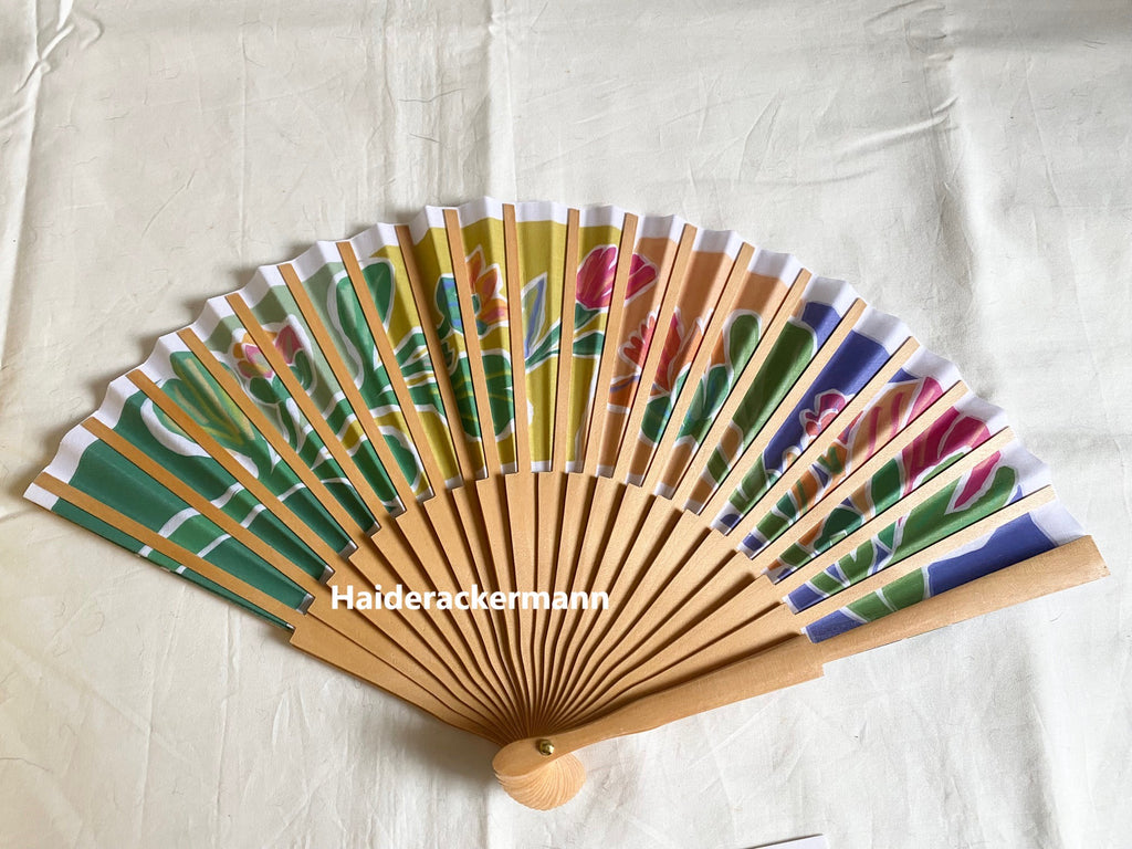Van Cleef & Arpels X Alexandre Benjamin Navet 2024 floral print folding fan