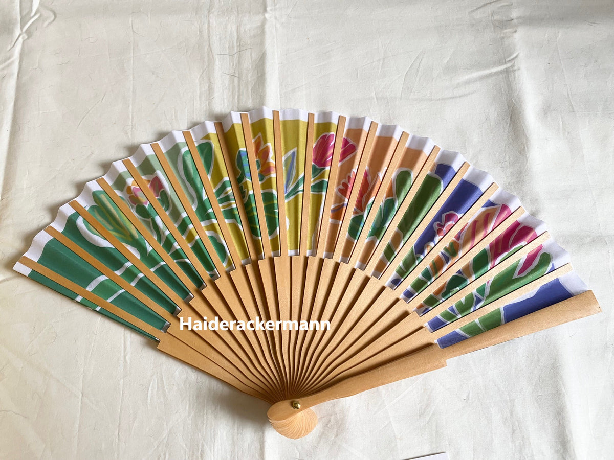 Van Cleef & Arpels X Alexandre Benjamin Navet 2024 floral print folding fan
