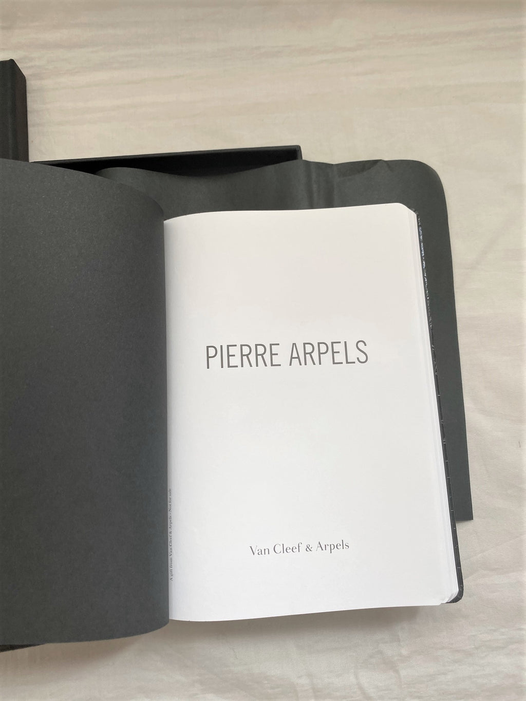 Van Cleef & Arpels embossed croco cover notebook diary