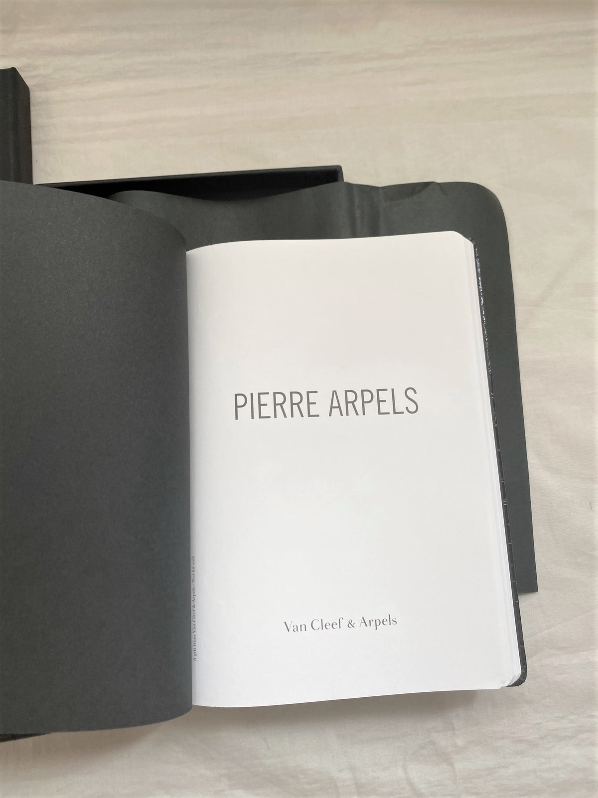 Van Cleef & Arpels embossed croco cover notebook diary
