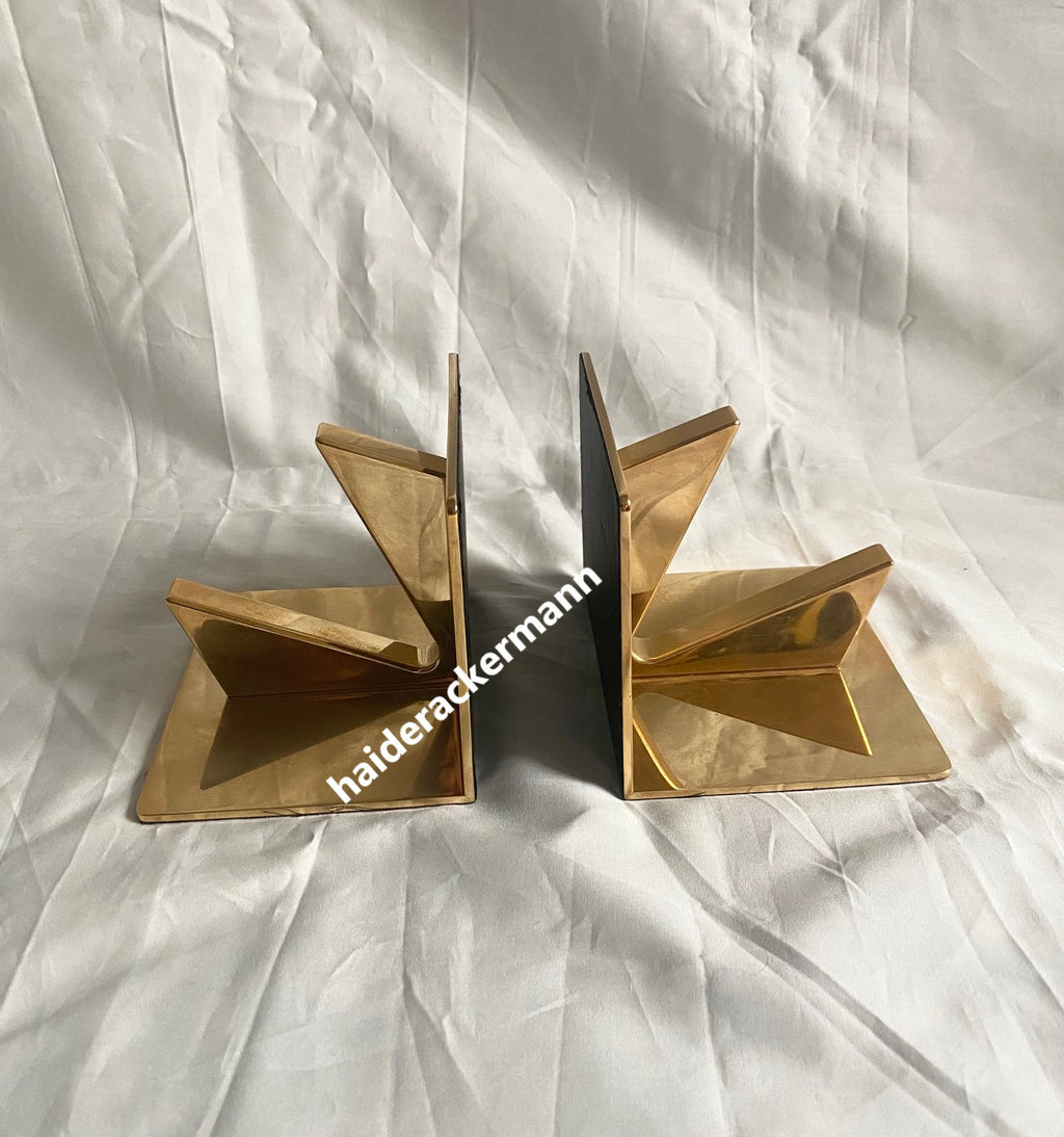 Vacheron Constantin gold tone brass bookends for boutique display