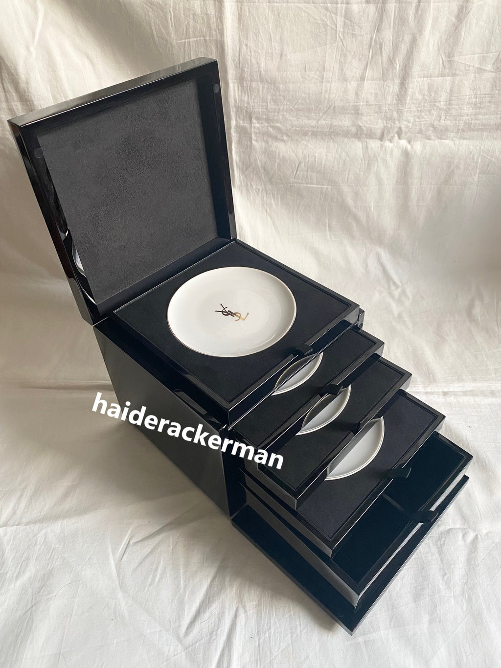 Saint Laurent YSL 2024 Mid-Autumn festival ceramic dishes box set