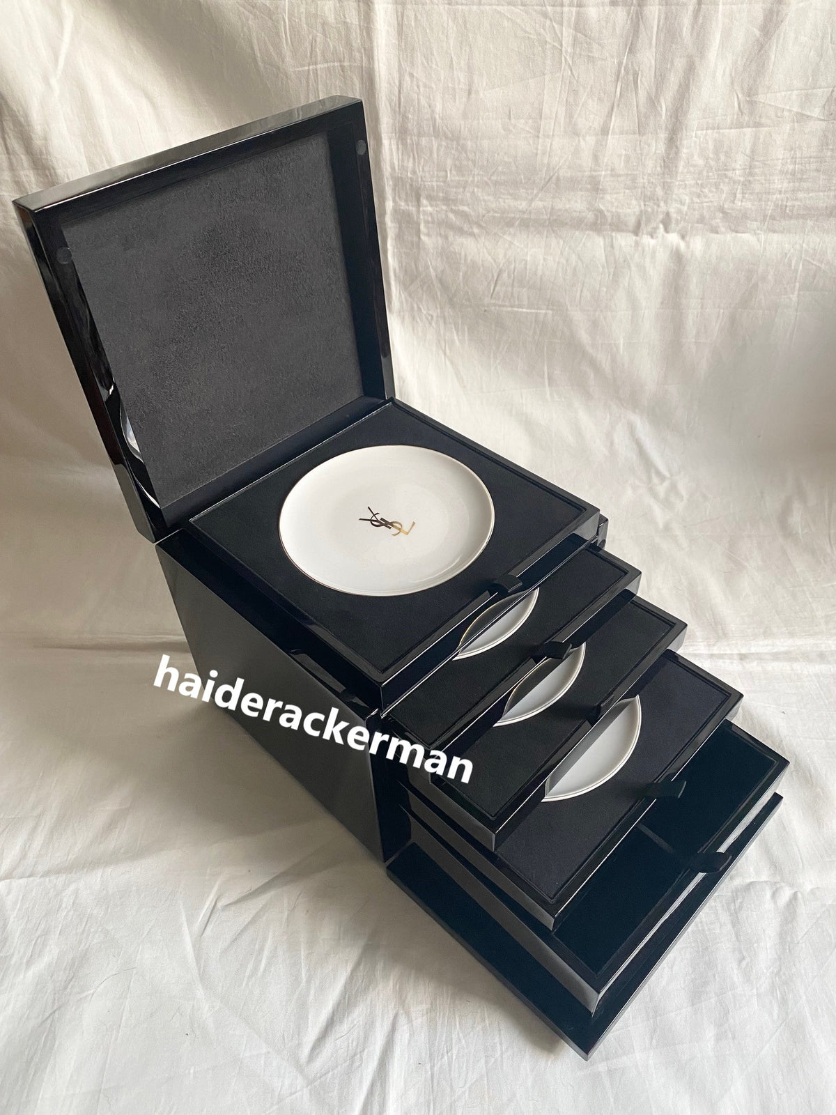 Saint Laurent YSL 2024 Mid-Autumn festival ceramic dishes box set