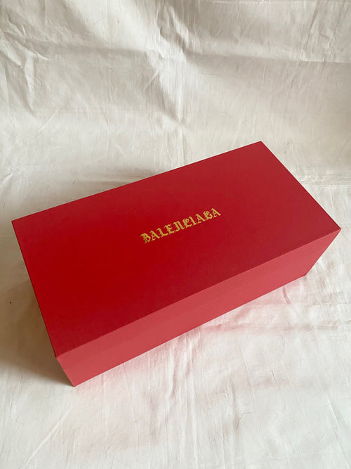 Balenciaga 2024 Chinese New Year red packet & folding fan box set
