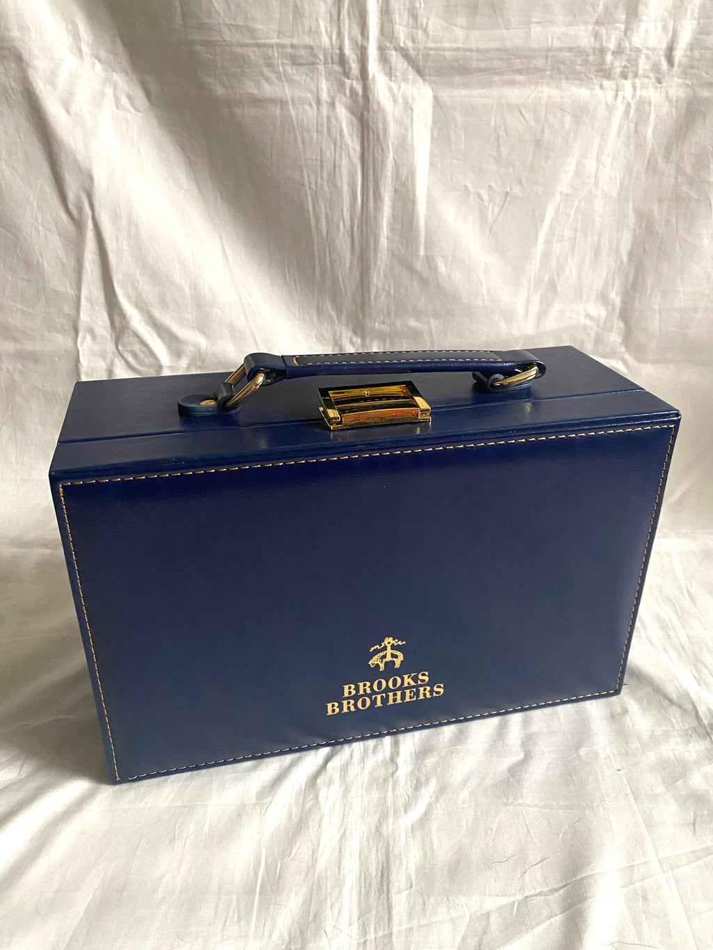 Brooks Brothers whisky wine glass & ice cube box set
