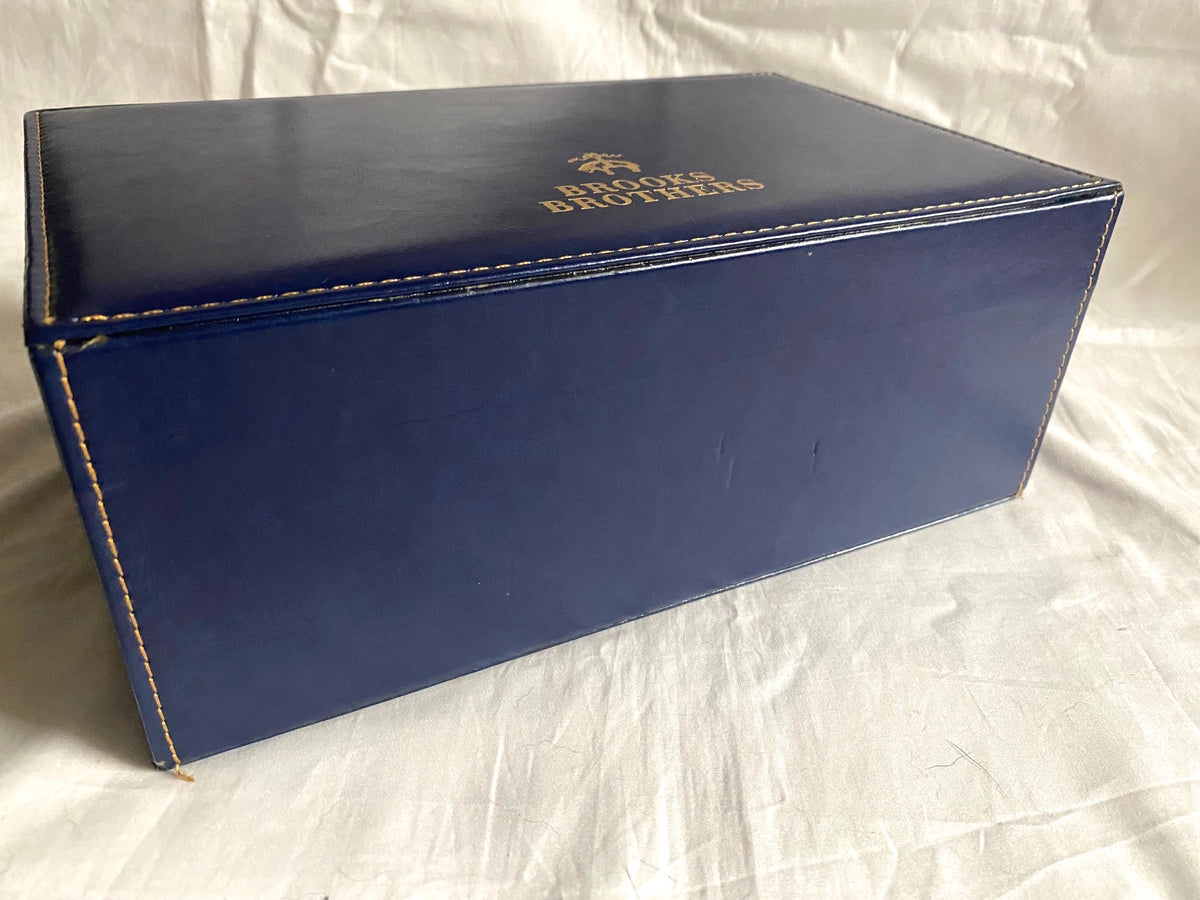 Brooks Brothers whisky wine glass & ice cube box set