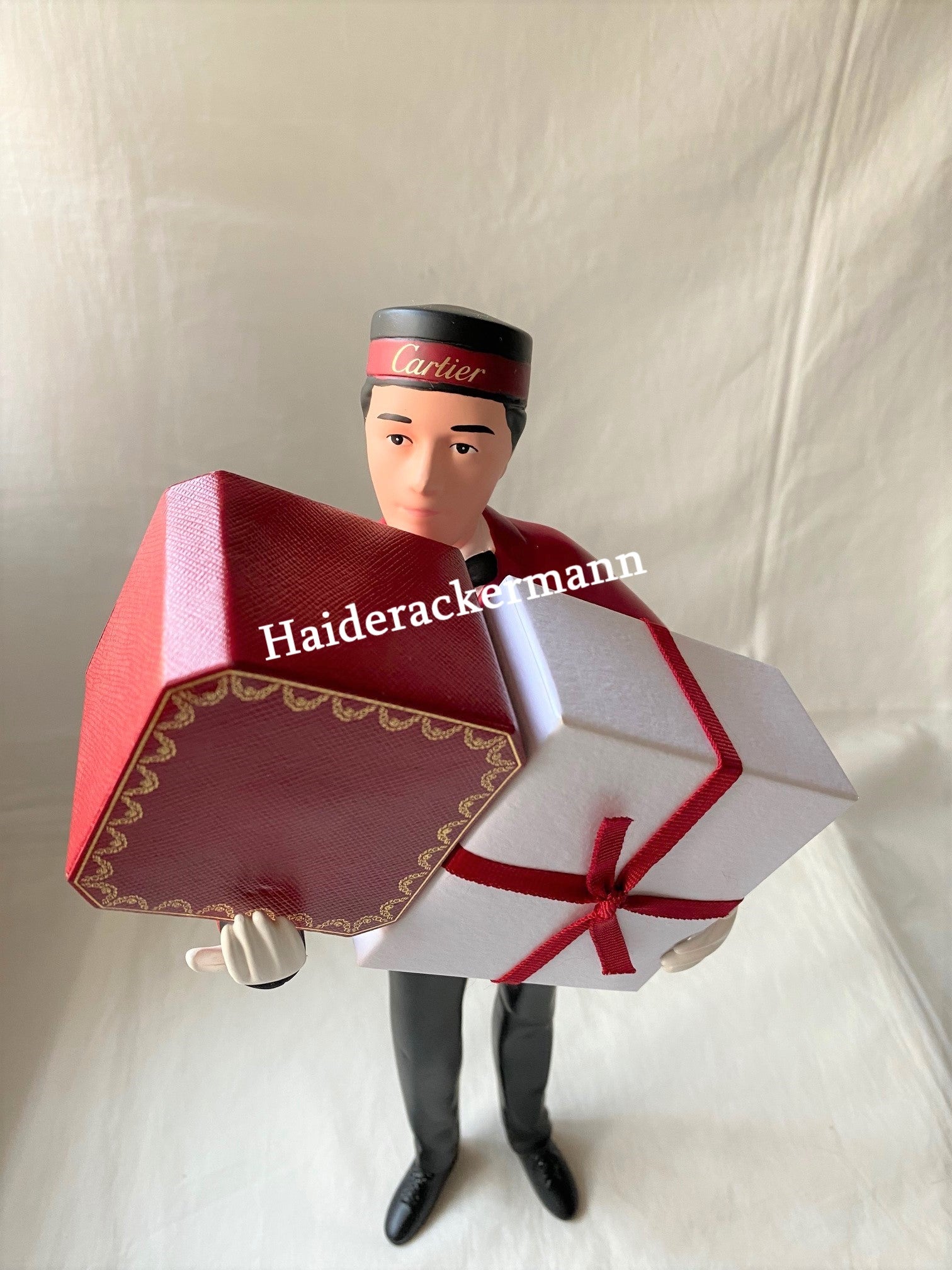 Cartier 2018 Christmas bellboy figurine for store window display