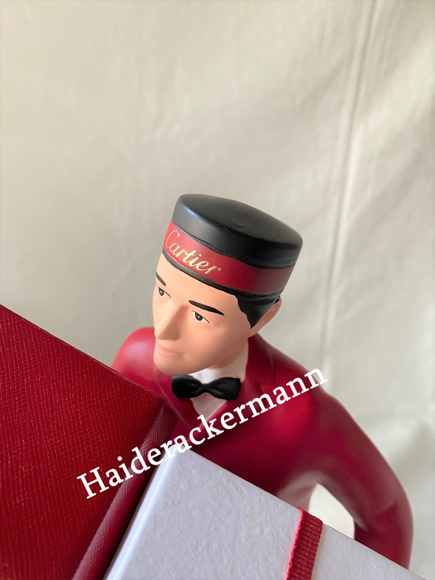 Cartier 2018 Christmas bellboy figurine for store window display