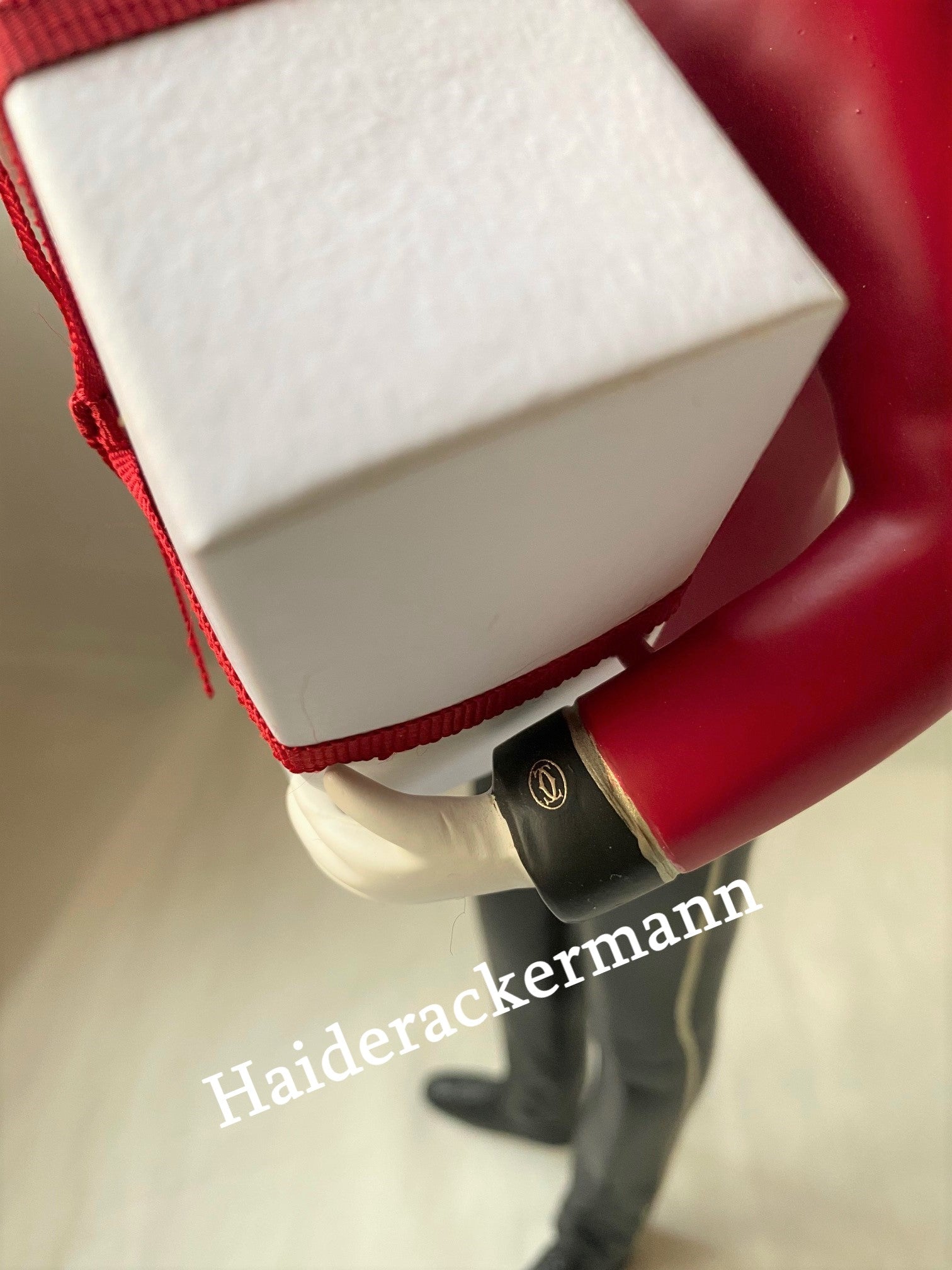 Cartier 2018 Christmas bellboy figurine for store window display
