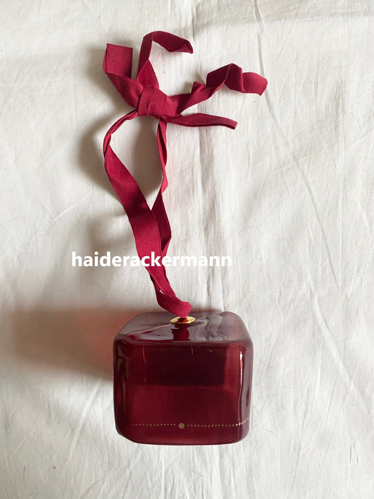Cartier 2024 Christmas fiberglass box shape ornament