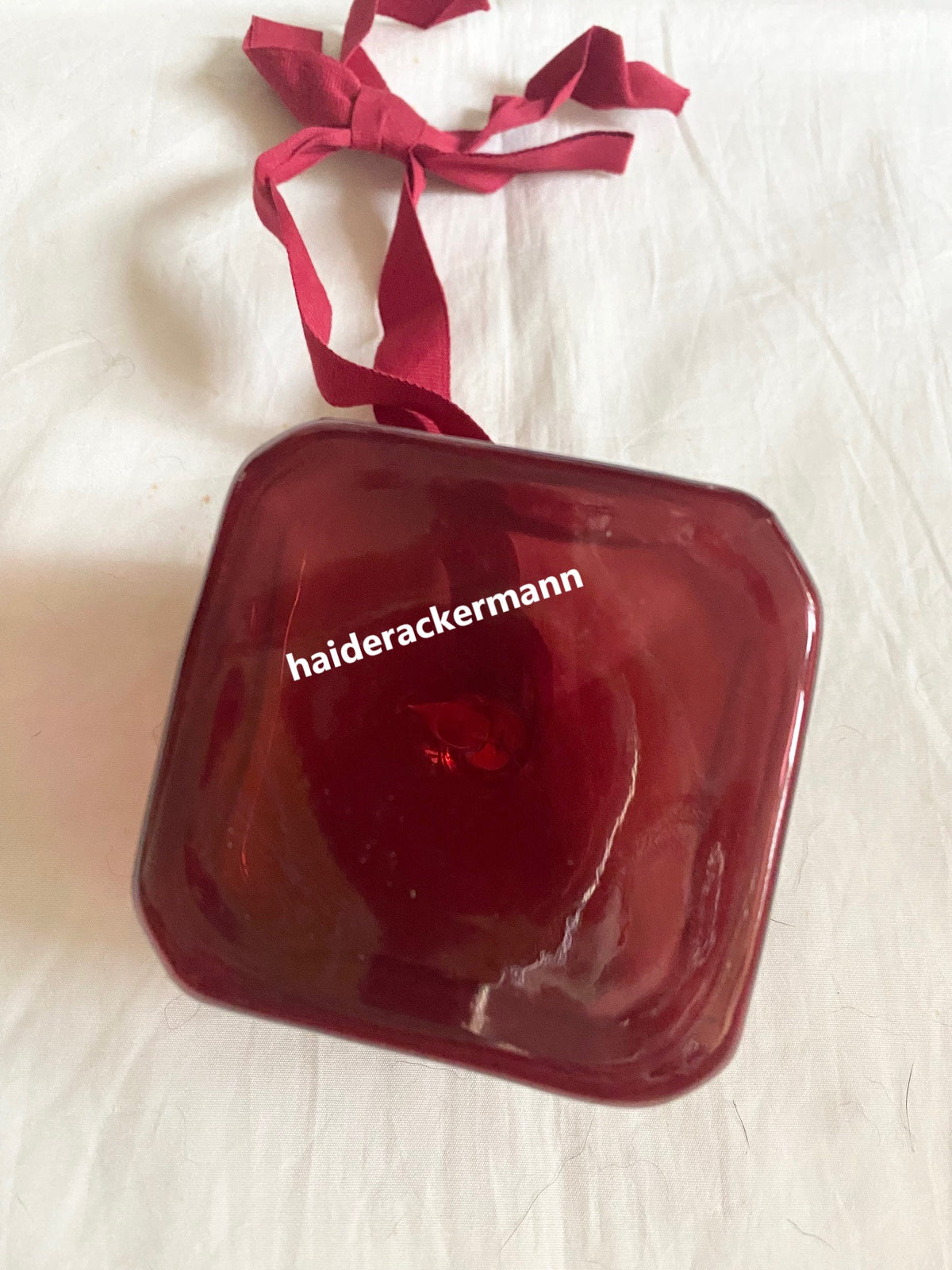 Cartier 2024 Christmas fiberglass box shape ornament