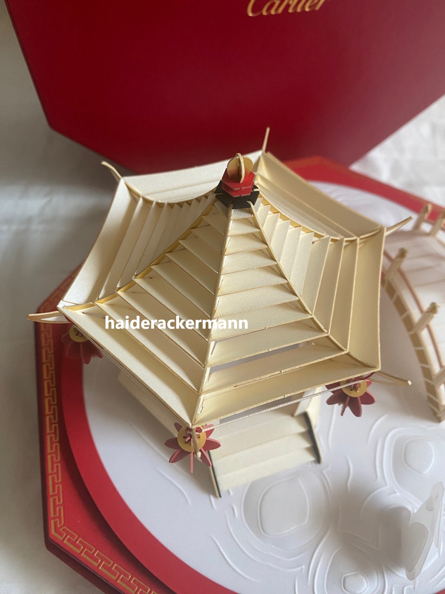 Cartier 2025 Mid-Autumn festival carousel garden lantern with light
