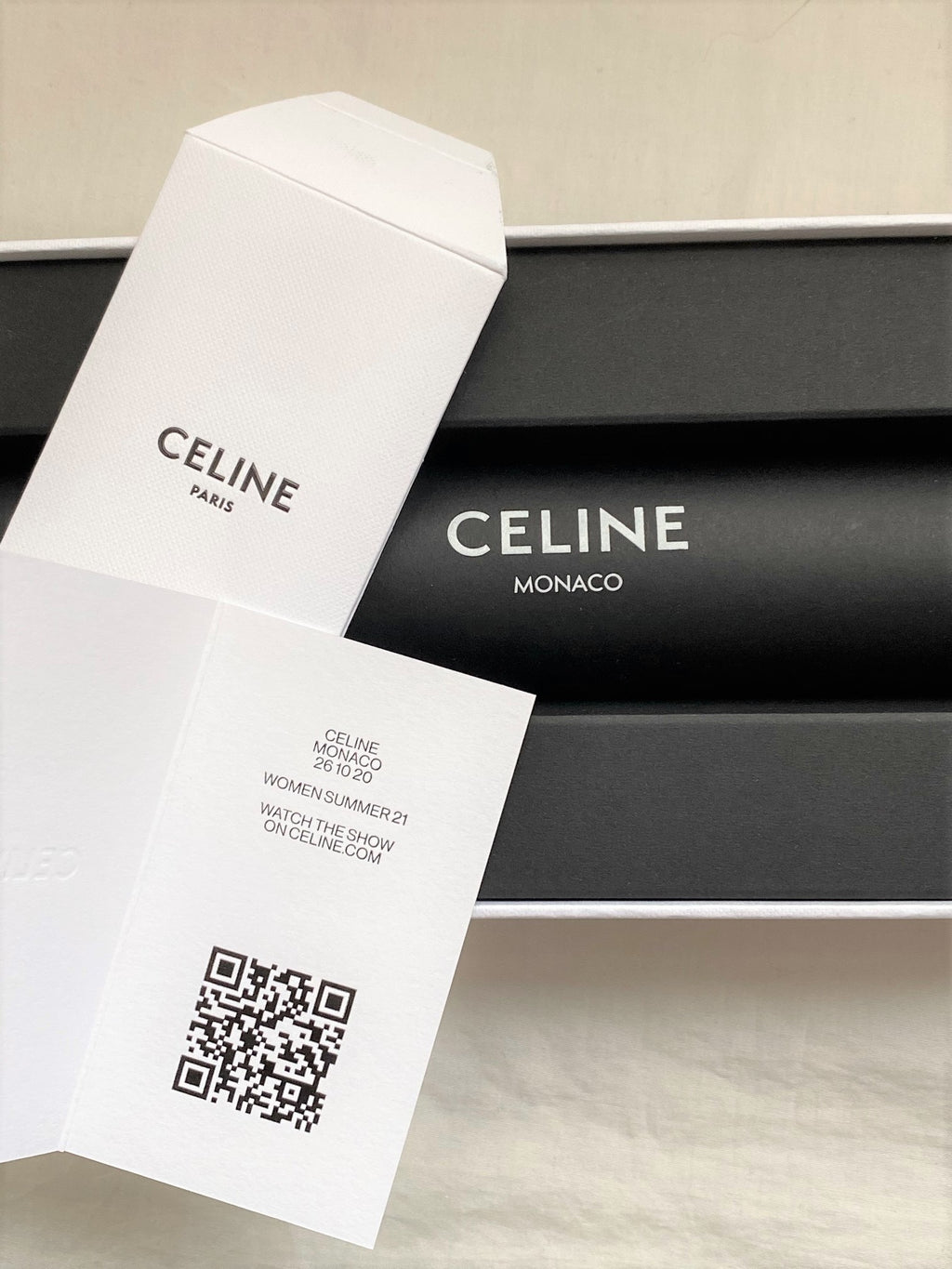 Celine 2021 spring summer show invitation gift - kaleidoscope