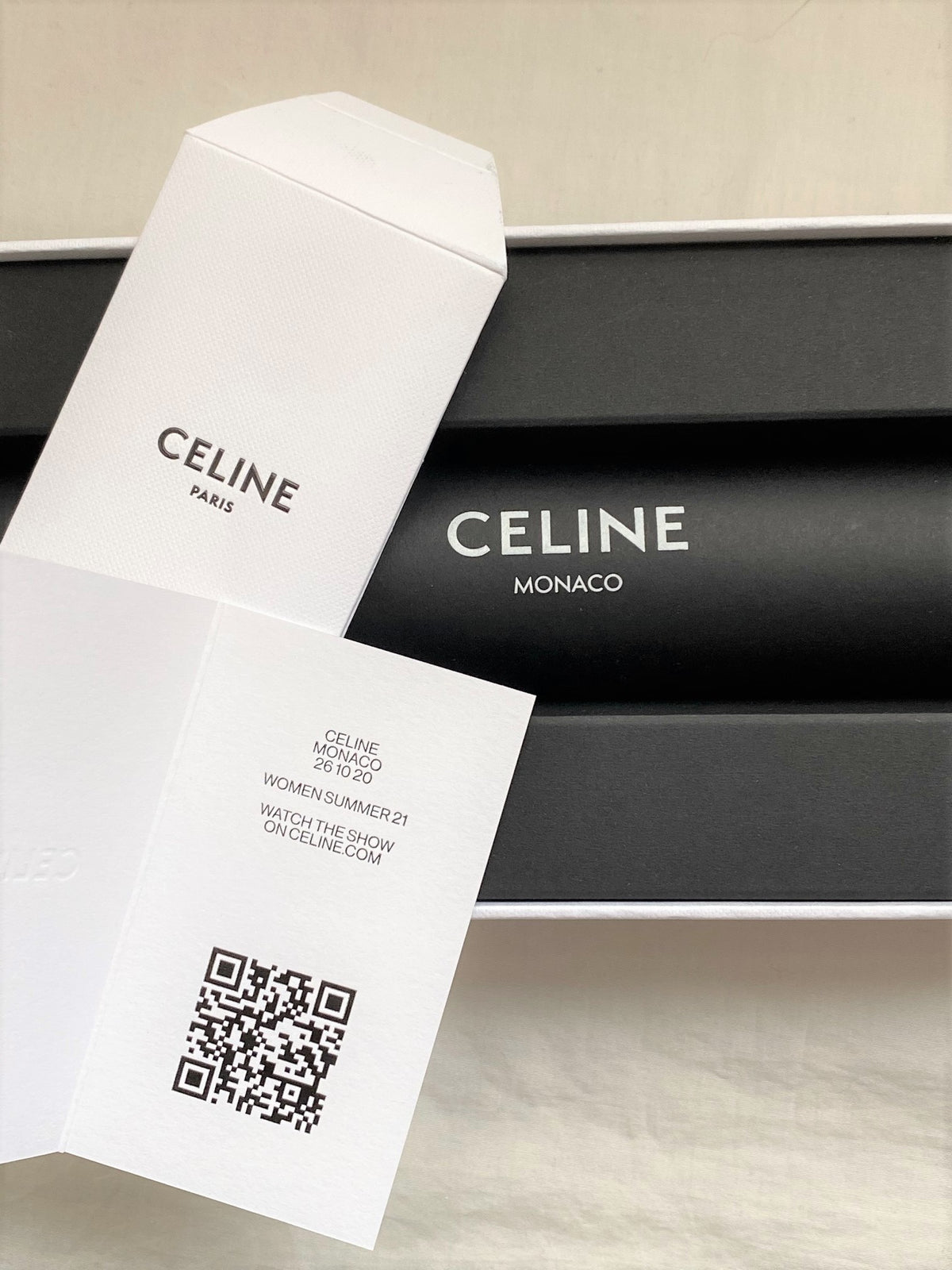 Celine 2021 spring summer show invitation gift - kaleidoscope