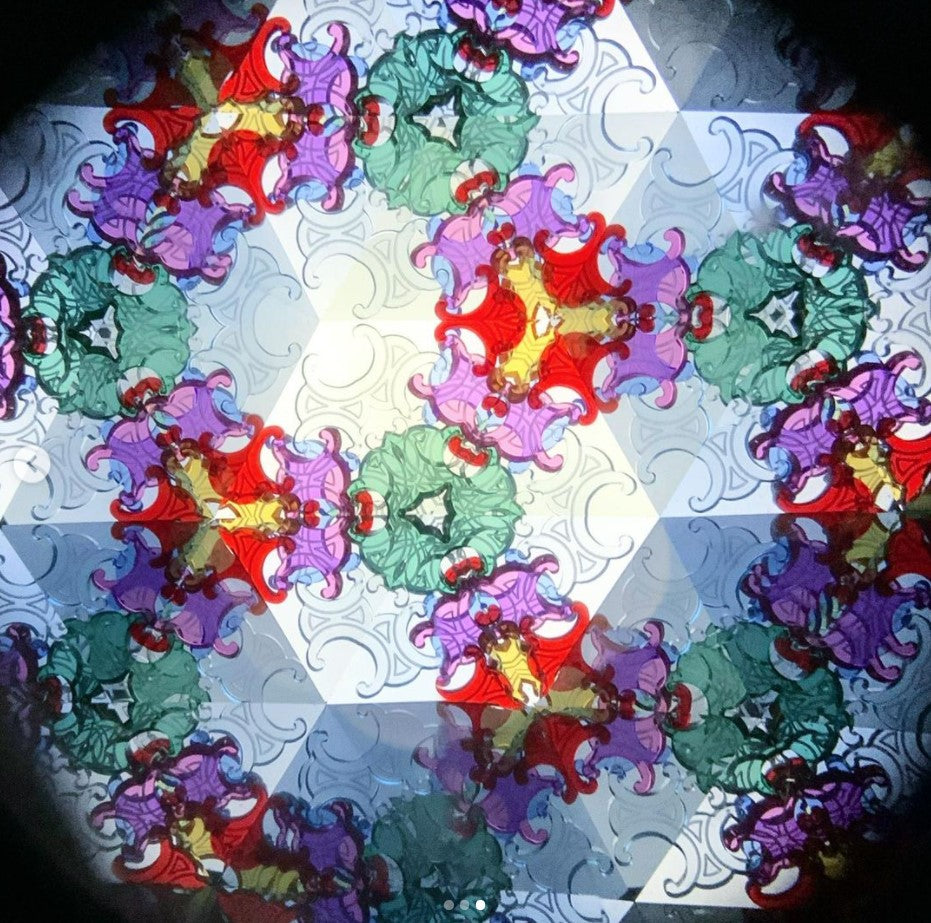 Celine 2021 spring summer show invitation gift - kaleidoscope