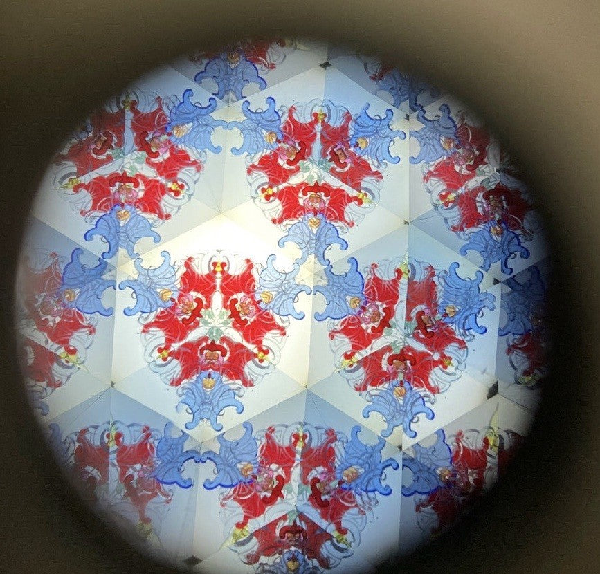 Celine 2021 spring summer show invitation gift - kaleidoscope