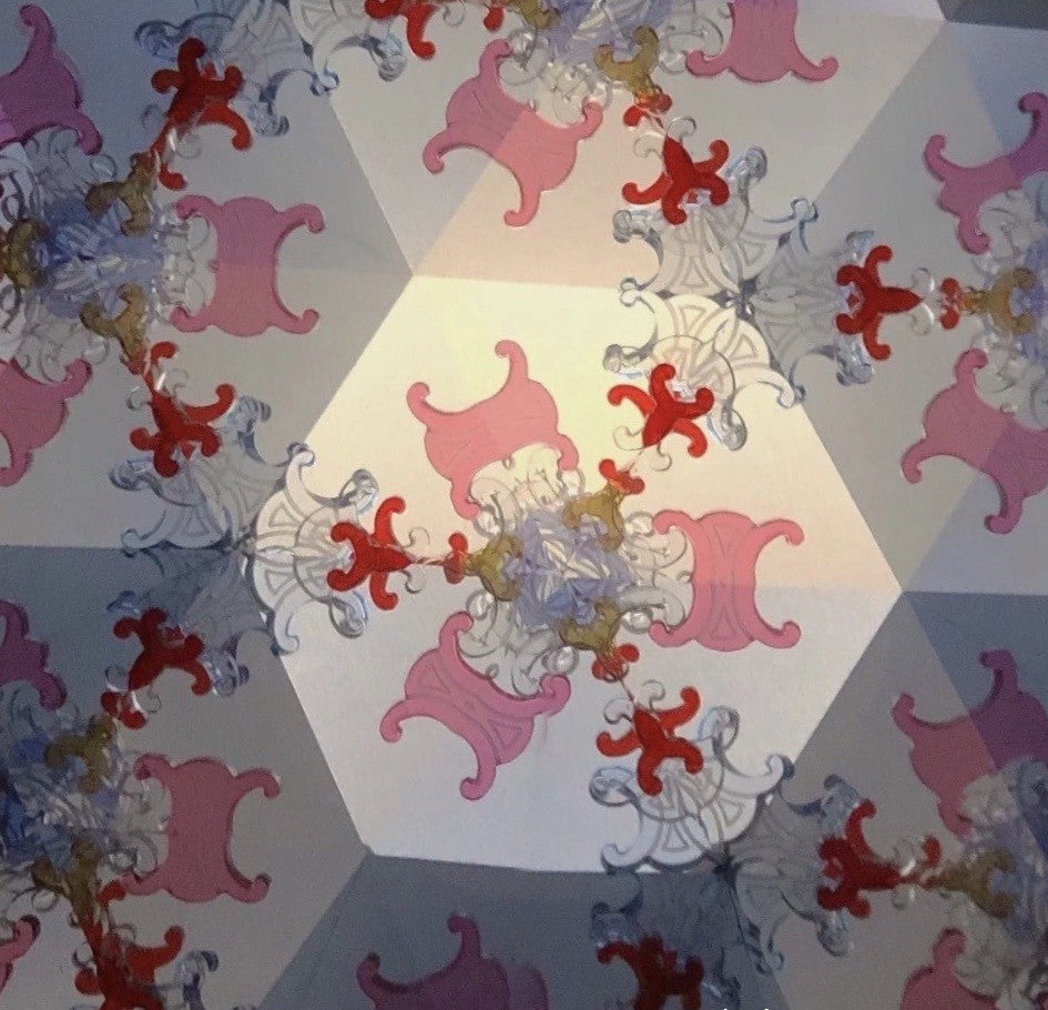 Celine 2021 spring summer show invitation gift - kaleidoscope