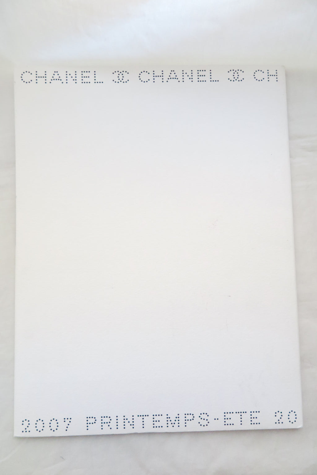 Chanel by Karl Lagerfeld 2007 Spring Summer campaign look press kit