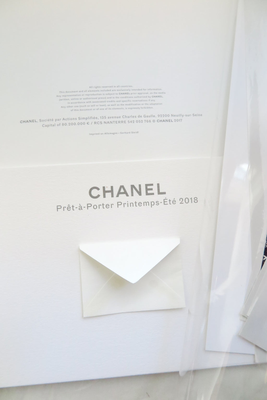 Chanel by Karl Lagerfeld 2018 Spring Summer campaign look press kit