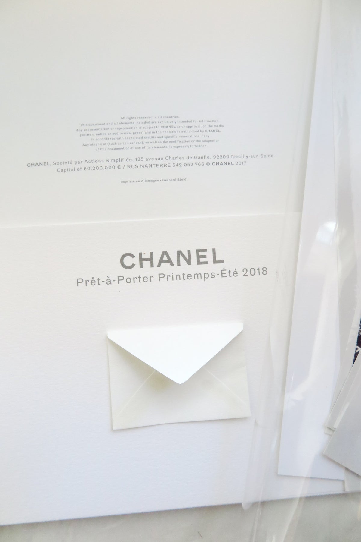 Chanel by Karl Lagerfeld 2018 Spring Summer campaign look press kit