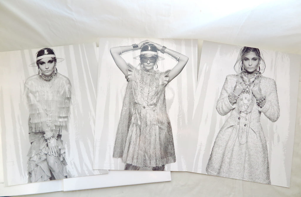 Chanel by Karl Lagerfeld 2018 Spring Summer campaign look press kit