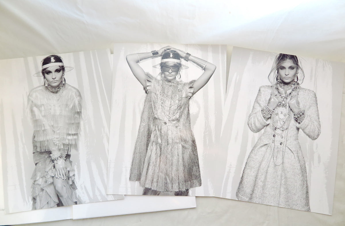 Chanel by Karl Lagerfeld 2018 Spring Summer campaign look press kit