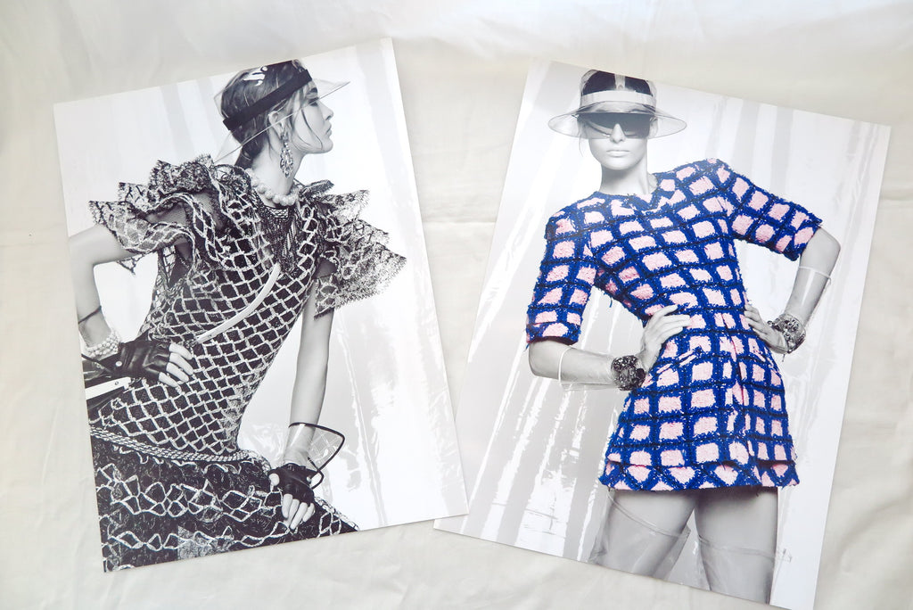 Chanel by Karl Lagerfeld 2018 Spring Summer campaign look press kit