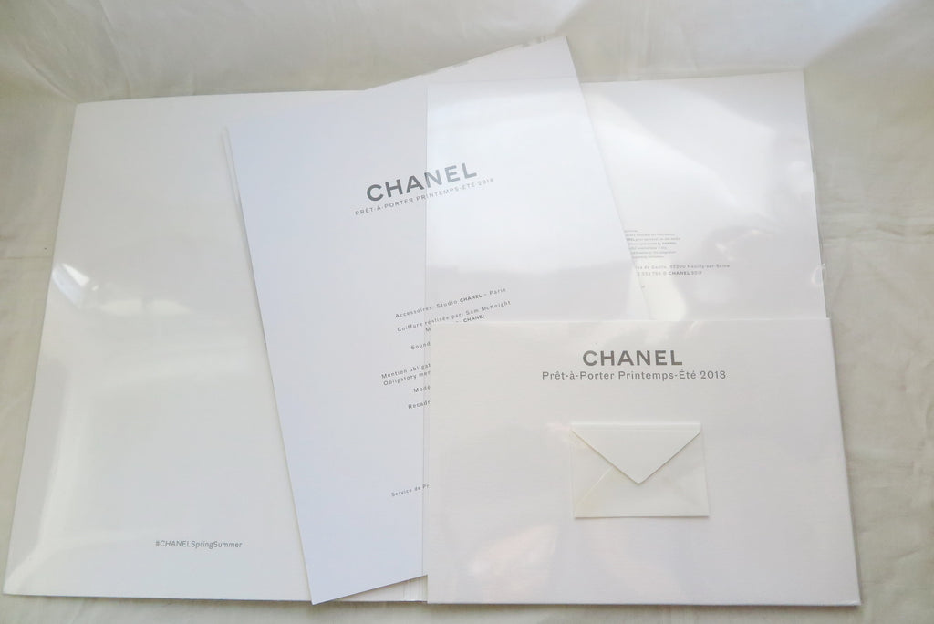 Chanel by Karl Lagerfeld 2018 Spring Summer campaign look press kit