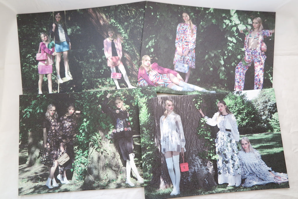 Chanel 2016 cruise Fashion Impressionism campaign photographs cardboard in wooden box