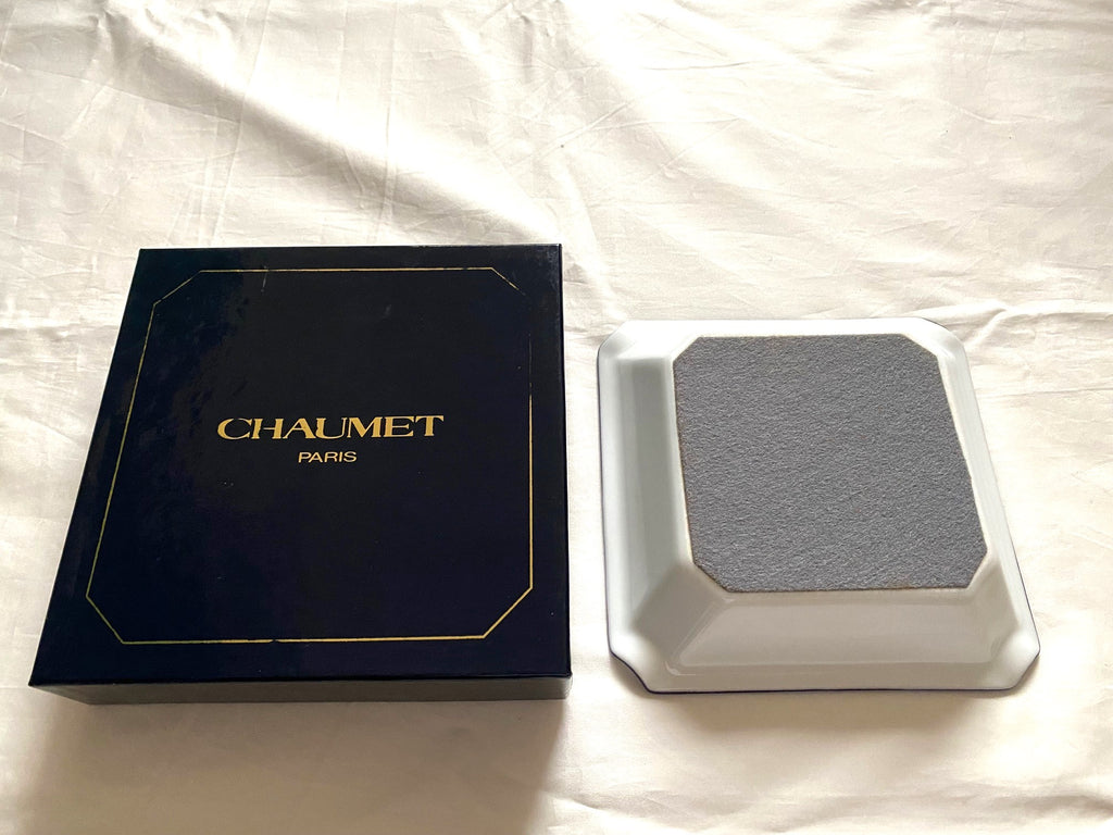 Chaumet x Bernardaud vintage diamond necklace motif ashtray