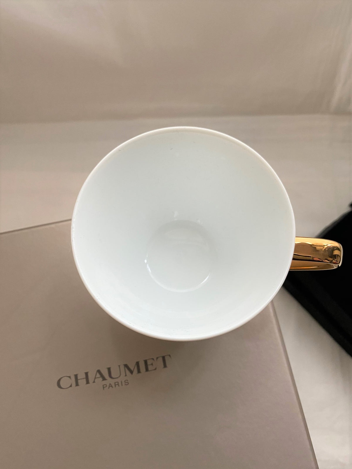 Chaumet x Noritake gold dragonfly motif tea cup box set