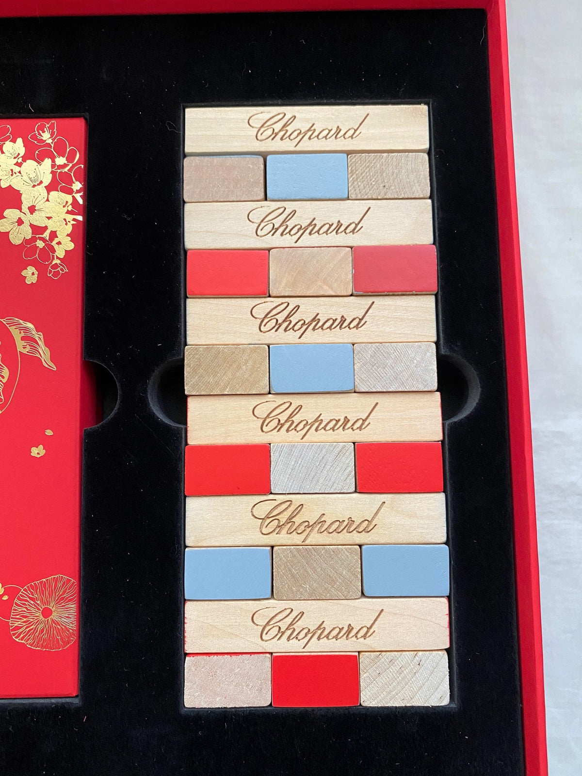 Chopard 2021 Chinese New Year wooden blocks game & red packet box set