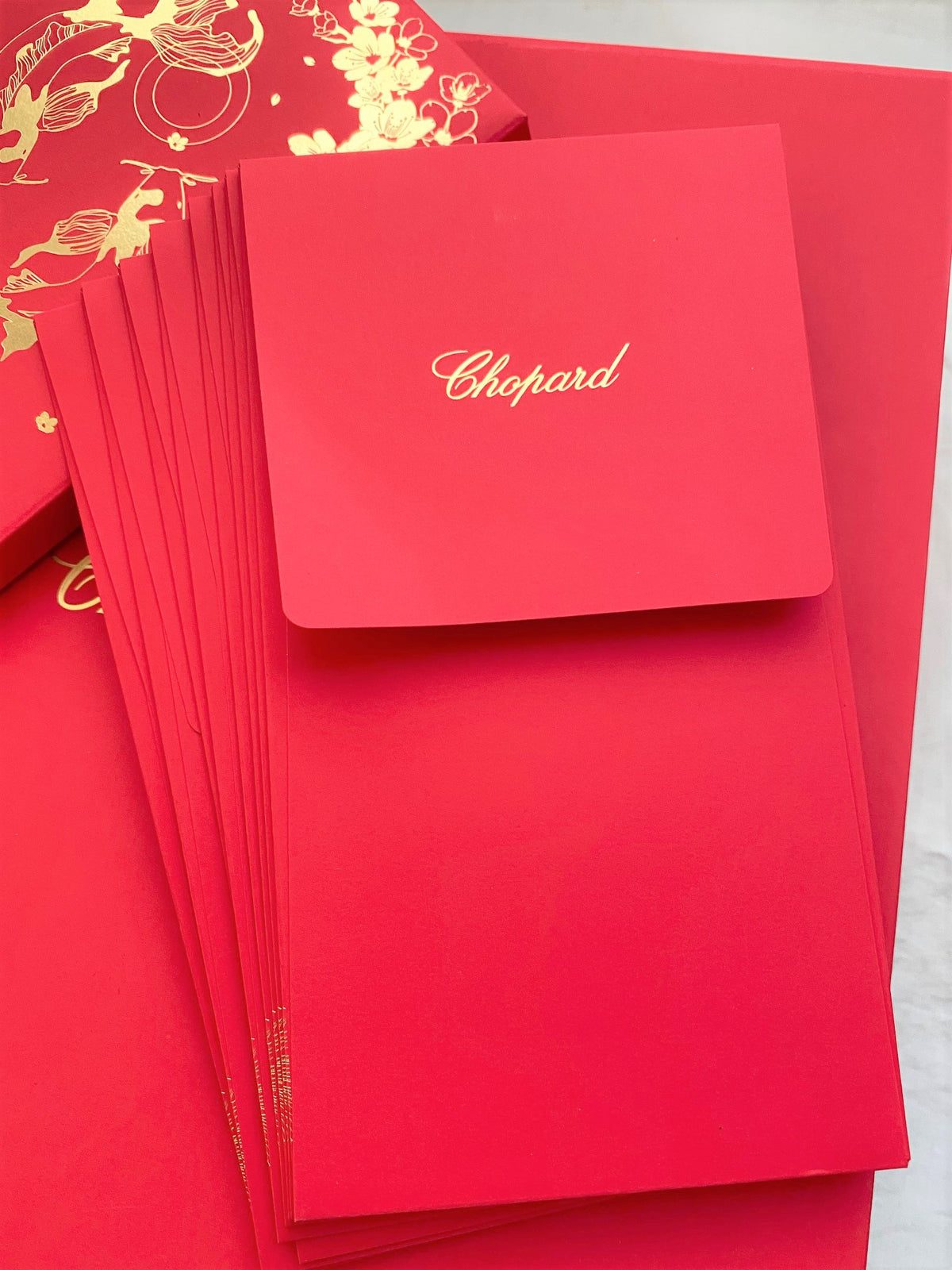 Chopard 2021 Chinese New Year wooden blocks game & red packet box set