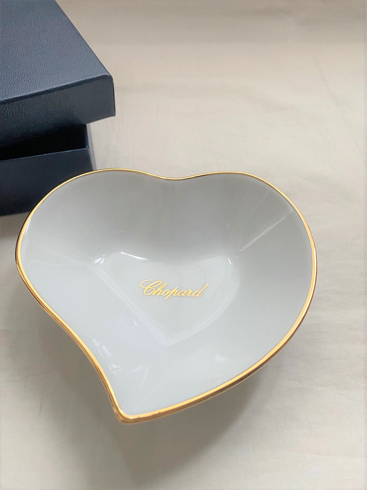 Chopard limoges heartshape trinket tray